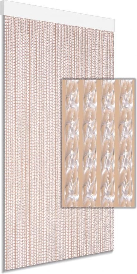 DEGOR - vliegengordijn - deurgordijn - Milan - wit - 100x230cm