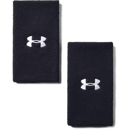 Under Armour 6'' Performance WB-BLK Unisex Zweetband - Zwart - Wit