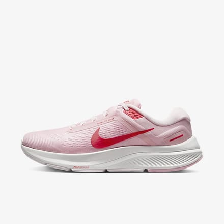 Nike Structure 24 - Hardloopschoenen - Maat 40.5 - Medium Soft Pink/Summit White/Pearl Pink/Light Crimson / Roze Wit - Structure - Hardlopen - Dames Hardloopschoenen - Doos zonder deksel