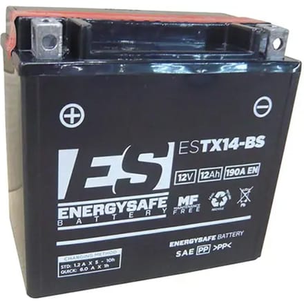Motorfiets accu Energy Safe ESTX14-BS 12V/12AH