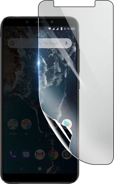 3mk, Geschikt voor Xiaomi Mi A2, Schokbestendige Hydrogel Screenprotector, Transparant