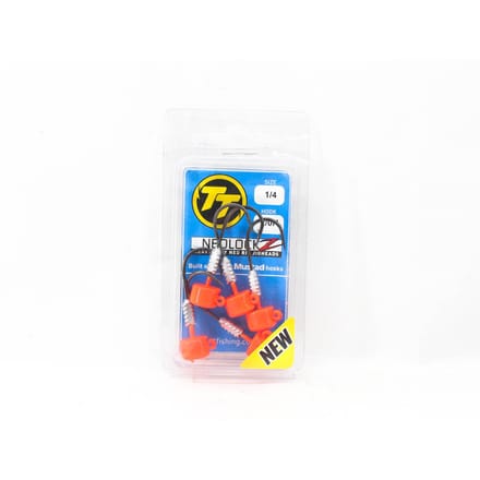 Tackle Tactics TT Nedlockz HD Tête plombée Orange 1/4 oz 2/0H 5/paquet (7670) blue