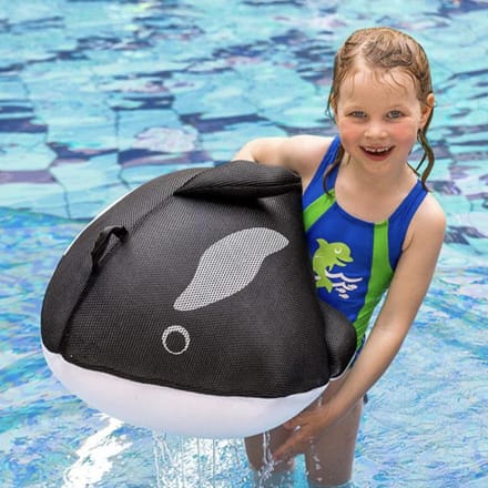BECO-SEALIFE® zwemdiertje Fin - Orka/orca - zwart/wit - zwemhulp