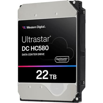 WD Ultrastar DC HC580 (SED) - 22TB - Harde schijf - 0F62785 - SATA-600 - 3.5"