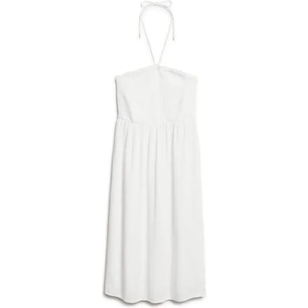 Superdry - Midi-strandjurk met smokwerk - Dames - Jurken