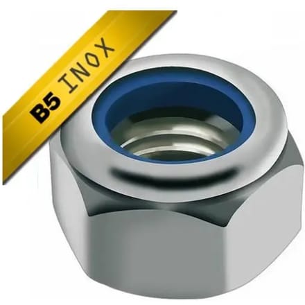 roestvrijstalen moeren Black Bearing M4 Nylstop (x25)