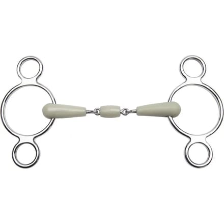 Paardenbitten Feeling 3 Anneaux flexi double brisure
