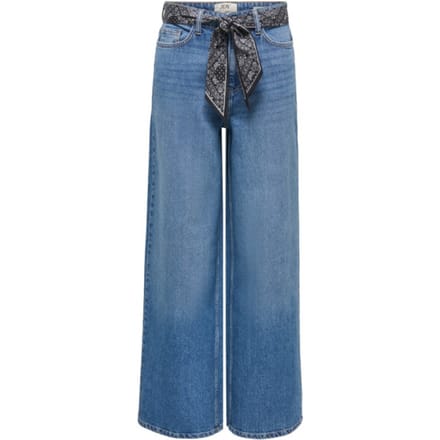 Jacqueline de Yong Jdyvera hw x-wid scarf jeans mb dnm blue denim