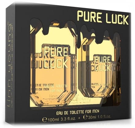 Linn Young Pure Luck Men Giftset Eau de parfum 100ml + 30ml