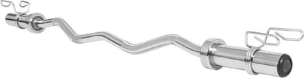 Gorilla Sports Olympische EZ Curl Stang Halter - 120 cm - 50 mm - Veersluiting