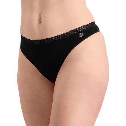Comfortabel & Zijdezacht Bamboo Basics Seamless Strings Amber (3-pack) - Zwart - XL