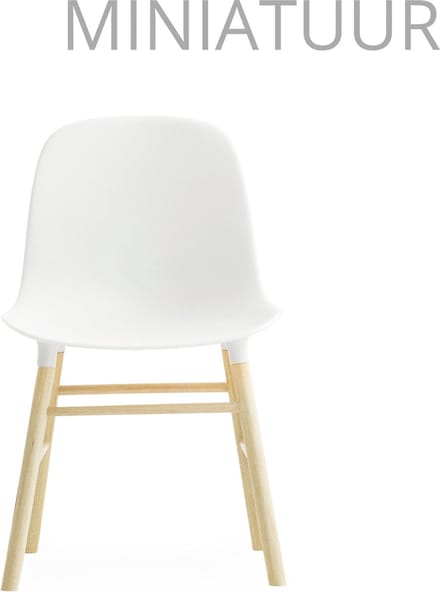 Normann Copenhagen Form Chair Miniatuur Wit