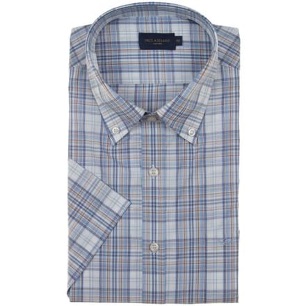 Paul & Shark Overhemd Supima Cotton Check Licht Blauw / male