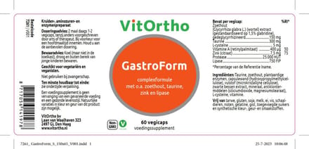 Vitortho GastroForm 60 vegacapsules