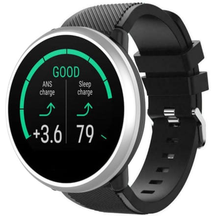 Polar Unite twill siliconen band (zwart)