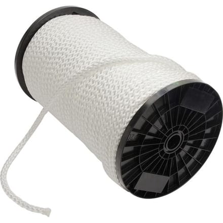 DX Touw gevlochten PP wit 4mmx200m