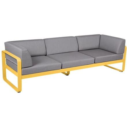 Fermob BELLEVIE club sofa 3 zits - C6 Honing structuur - 79 Flanelgrijs