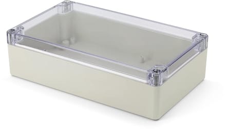 Modulebehuizing ABS - Aansluitdoos Waterdicht - Elektronica Beschermen - IP65 Waterdicht - 200x120x56mm - Lichtgrijs