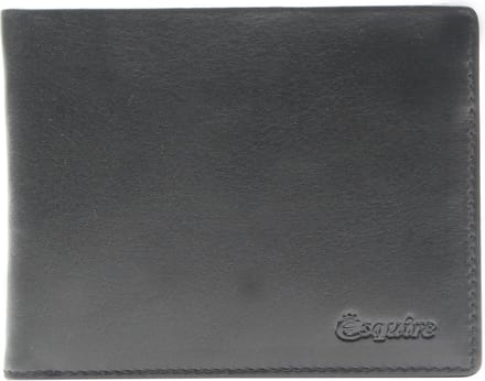 Esquire Portemonnee New Silk Wallet Black Zwart