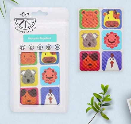 Without Lemon - Muggen stickers - Set van 60 stuks - Anti-muggen stickers - Citronella Stickers - Muggenwerende Mosquito Patch - Set A