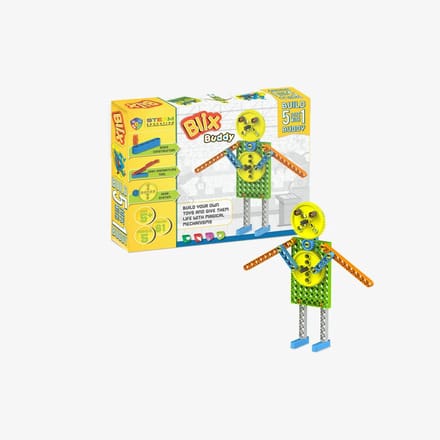 Blix Vriendje STEM Bouwset – Speelgoed Bouwpakket – Technisch Constructiespeelgoed – Educatief Speelgoed – 5+ Jaar
