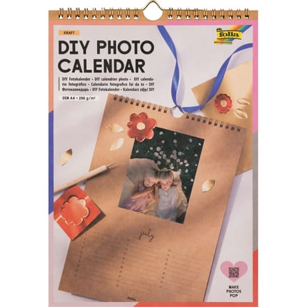 DIY Fotokalender "Kraft" - DIN A4