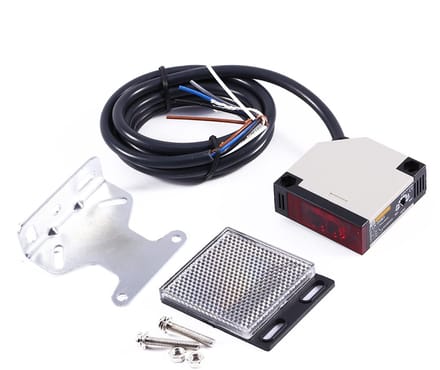 Allecto - Sensor schakelaar - Objectdetectie - Spiegelreflectie - AC 90-250V - Photoelectric - Detecteren van objecten - Foto-elektrische sensor - ...