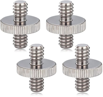 Dailygoods - 2 Stuks Camera-Schroefdraadadapter voor Statief