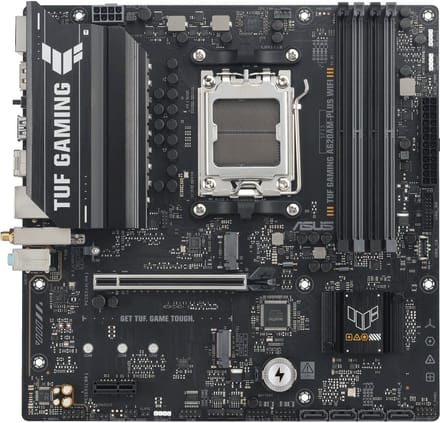 ASUS TUF Gaming A620AM-PLUS WIFI - Moederbord - Socket AM5 - Micro-ATX - AMD A620A chipset