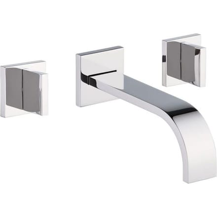 Dornbracht MEM washbasin wall mixer with single rosettes projection 17 cm