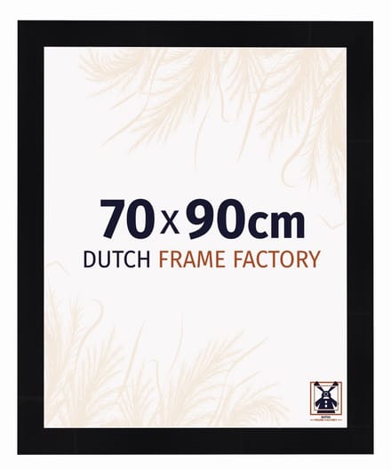 Fotolijst 70x90 cm - MDF - Zwart Hoogglans - Praag
