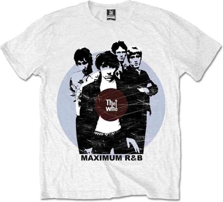The Who - Maximum Rhythm & Blues Heren T-shirt - S - Wit