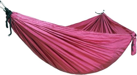 Kampeerhangmat - Dubbele hangmat - Ontspannen buiten - Ultralicht & draagbaar - 260 x 140 cm - Geel