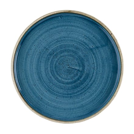 Churchill Stonecast Java Blue Bord Met Opstaande Rand 21cm (6 stuks)