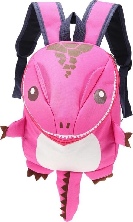 Dinosaurus rugzag | dino | peuters en kleuters | roze