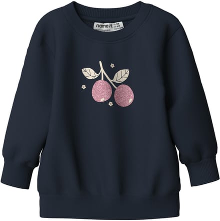 NAME IT - NBFVRILLIE LS SWEAT BOX BRU - Baby - Vesten