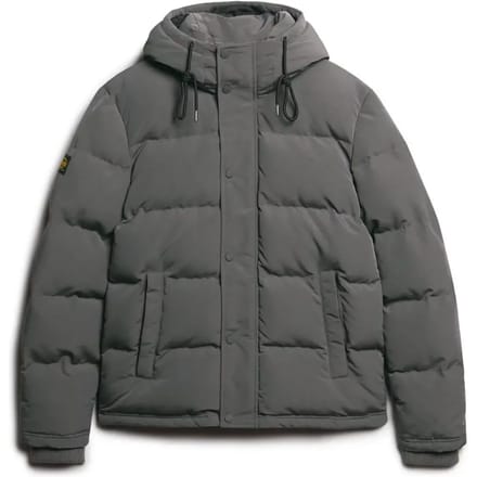 Superdry - Everest Korte Gewatteerde Jas Met Capuchon - Heren - Gewatteerde jassen