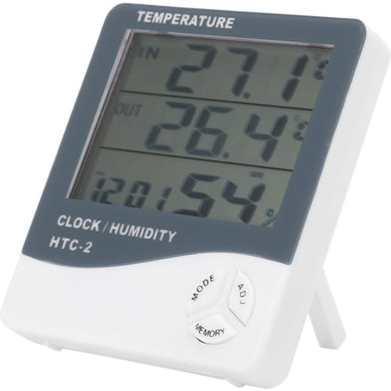 Thermometer Hygrometer Binnen Buiten Temperatuur Vochtigheid Meter Gauge Meetinstrumenten gray