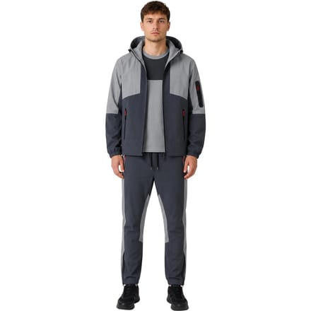 Kruze | Heren Geweven 3-delige Set - Jas/T-shirt/Broek