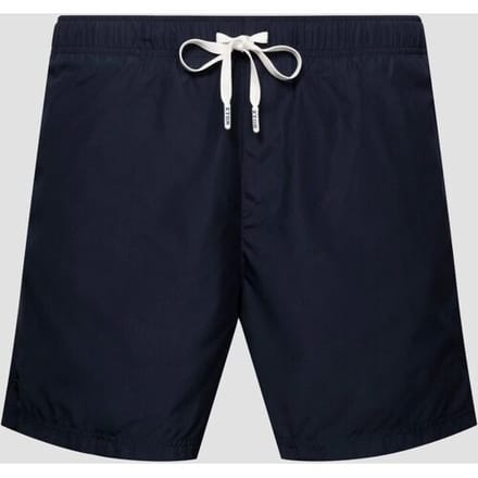 Eton Swim Short Uni Color Drawstring Rear Zip Pocket Navy / male