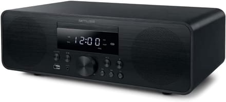 Bluetooth Microset met CD, Radio en USB - 80W Stereo Muzieksysteem in Houtdesign