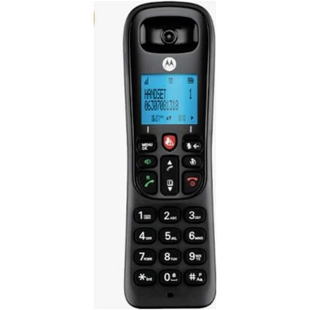 Motorola Design DECT Phone DECT handset Zwart