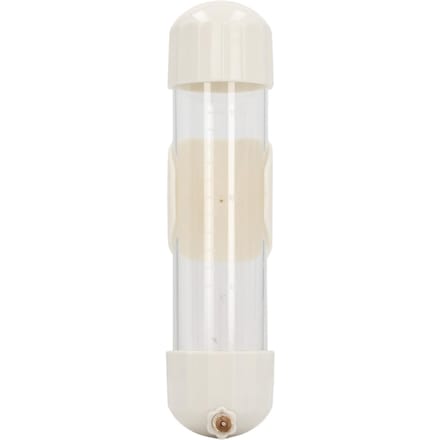 Vogelkooi Waterbak Lekvrij Automatische Papegaai Waterdispenser voor Klein Middelgroot Groot L wit