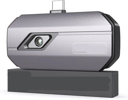 Thermische Camera - Warmtebeeldcamera - Infrarood Camera - Warmtecamera - voor Type-C – Infrarood Camera met 256x192 Resolutie en Rapportfunctie – Compacte IR Warmtebeeldcamera