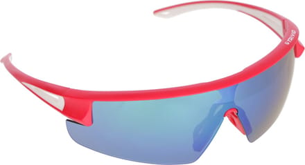 Trivio - Fietsbril Hadley Rood / Wit met 2 Extra Lenzen