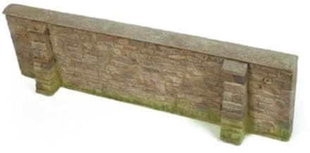 Modelbouwset Stadsmuur Normandië 1/35 - Diorama Decoratie 24 x 7 cm