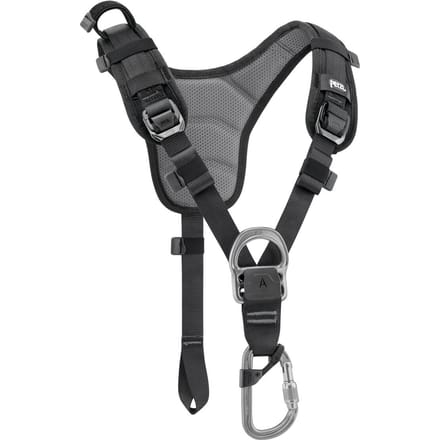 Petzl TOP – Chest Harness Black/Yellow 160-200 cm