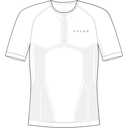 FALKE Warm Shortsleeved Shirt sneldrogend functioneel functioneel shirt met korte mouwen heren wit - maat S