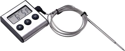 Basic Culinair Digitale braadthermometer met timer