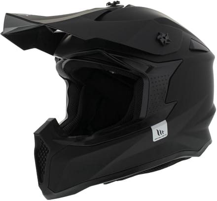 MT Falcon crosshelm solid mat zwart